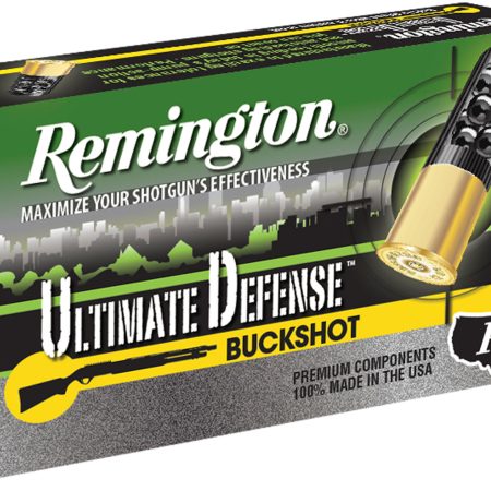 Remington Ammunition 20713 Ultimate Defense Buckshot 12Gauge 2.75" 00Buck Shot 5 Per Box/20 Case