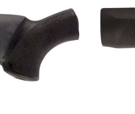 Hogue 05012 OverMolded Combo Kit Black Synthetic with Forend for Mossberg 500