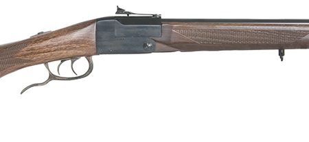 Chiappa Firearms 500111 Double Badger  Full Size 22 WMR 2rd, 19" Blued Barrel & Receiver, Beechwood Folding Checkered Stock, Right Hand