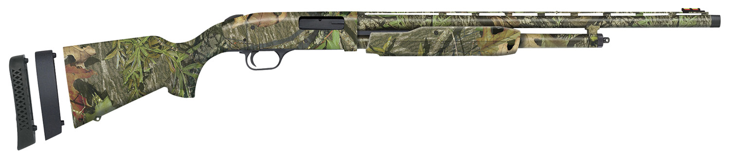 Mossberg 54157 500 Super Bantam Compact 20 Gauge Pump 3" 5+1 Overall Mossy Oak Obsession 22" Vent Rib Barrel, Steel Receiver & Adj LOP Mossy Oak Obsession Synthetic Stock, Right Hand, XF Turkey Choke
