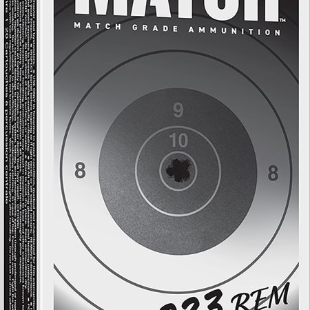 Winchester Ammo S223M2 Match  223Rem 69gr Sierra MatchKing BTHP 20 Per Box/10 Case