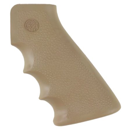 Hogue 15003 OverMolded Grip Desert Tan Rubber with Finger Grooves for AR-15, M16