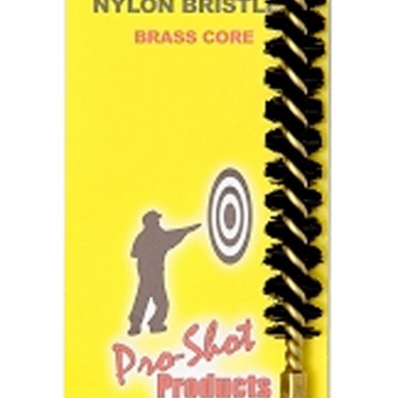 Pro-Shot 338NR Bore Brush  .338 Cal Rifle #8-32 Thread Nylon Bristles Brass Core