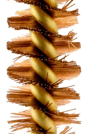 Pro-Shot 410S Bore Brush  .410 Gauge Shotgun #5/16-27 Thread Bronze Bristles Looped Tip Brass Core