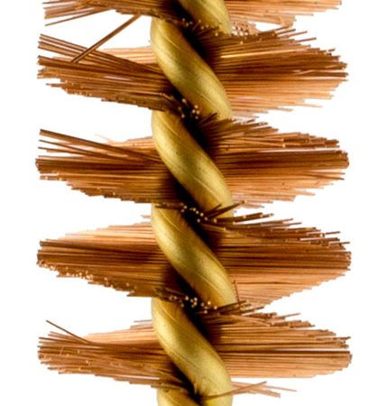 Pro-Shot 20S Bore Brush  20 Gauge Shotgun #5/16-27 Thread Bronze Bristles Looped Tip Brass Core