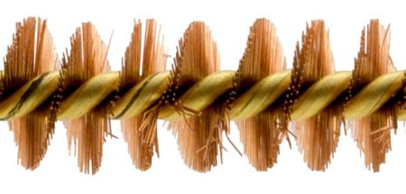 Pro-Shot 38BC Chamber Brush  .38 Cal Pistol #8-32 Thread Bronze Bristles Brass Core