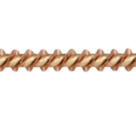 Pro-Shot 17R Bore Brush  .17 Cal Rifle #5-40" Thread Bronze Bristles Brass Core