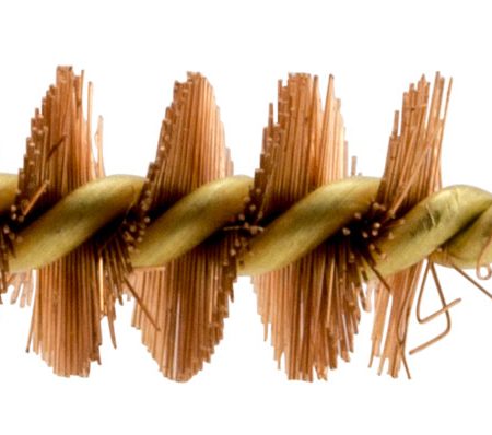 Pro-Shot 10P Bore Brush  .40/ 10mm Cal Pistol #8-32 Thread Bronze Bristles Brass Core