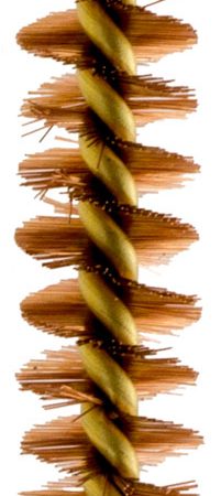 Pro-Shot 375R Bore Brush  .375 Cal Rifle #8-32 Thread Bronze Bristles Brass Core