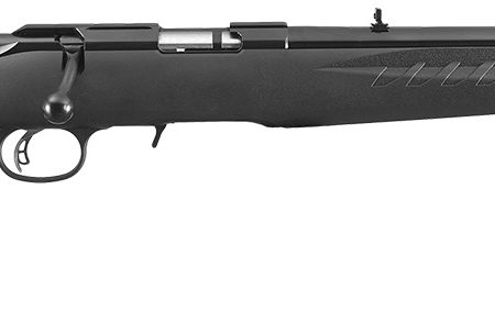 Ruger 8303 American Rimfire Compact Compact 22 LR 10+1 18" Satin Blued Alloy Steel Barrel, Drilled & Tapped Receiver, Black Synthetic Adj LOP Stock, Right Hand