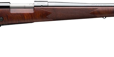 Winchester Repeating Arms 535203236 Model 70 Super Grade 338 Win Mag Caliber with 3+1 Capacity, 26" Barrel, High Polished Blued Metal Finish & Satin Fancy Walnut Stock Right Hand (Full Size)
