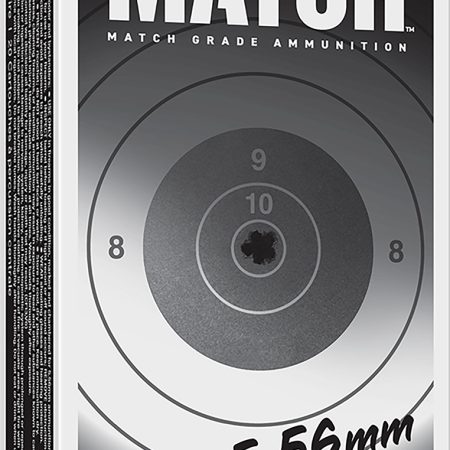 Winchester Ammo S556M Match  5.56x45mmNATO 77gr Sierra MatchKing BTHP 20 Per Box/10 Case