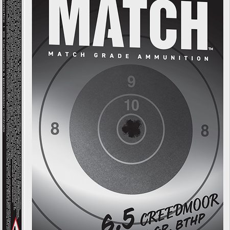 Winchester Ammo S65CM Match  6.5Creedmoor 140gr Sierra MatchKing BTHP 20 Per Box/10 Case