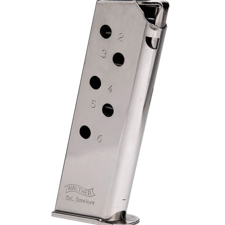 Walther Arms 2246009 PPK  6rd 380 ACP Stainless Steel