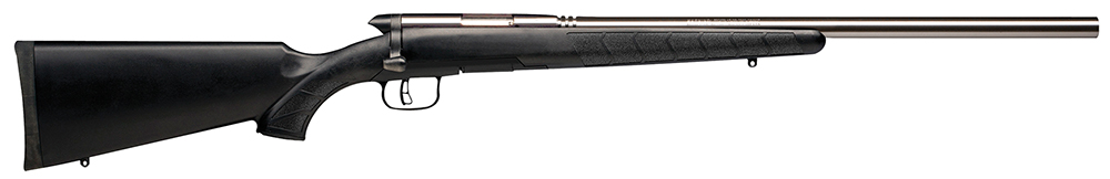 Savage Arms 96915 B.MAG Full Size 17 WSM 8+1 22" Matte Heavy Barrel, Matte Drilled & Tapped Stainless Steel Receiver, Matte Black Fixed Synthetic Stock, Right Hand