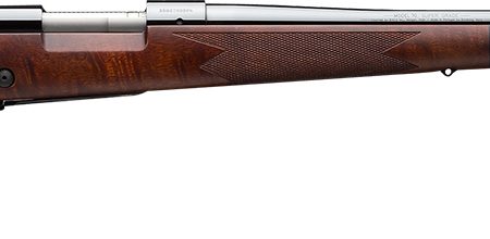 Winchester Repeating Arms 535203212 Model 70 Super Grade 243 Win Caliber with 5+1 Capacity, 22" Barrel, High Polished Blued Metal Finish & Satin Fancy Walnut Stock Right Hand (Full Size)