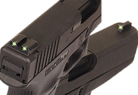 TruGlo TG231R2 Tritium  Black | Green Tritium Front Sight Green Tritium Rear Sight