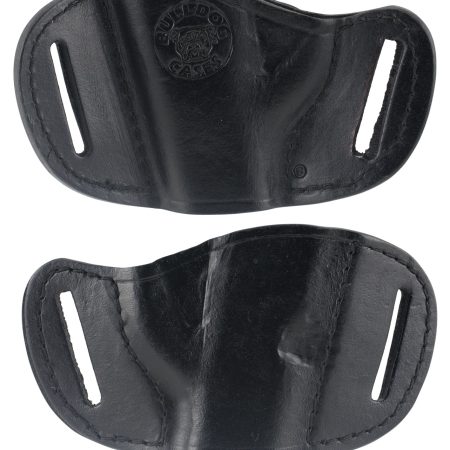 Bulldog MLBS Molded  OWB Black Leather Belt Slide Fits Bersa Thunder 380 Fits Ruger LCP Fits Sig 230 Right Hand