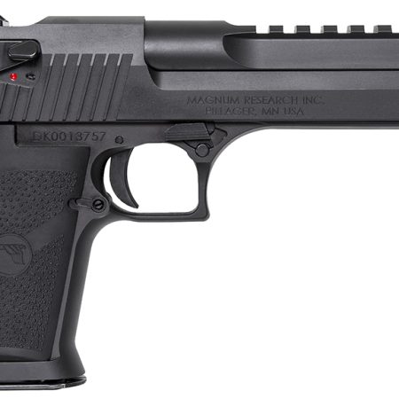 Magnum Research DE357IMB Desert Eagle Mark XIX 357 Mag 6" with Muzzle Brake 9+1 Matte Black Carbon Steel Frame & Slide Black Rubber Grip