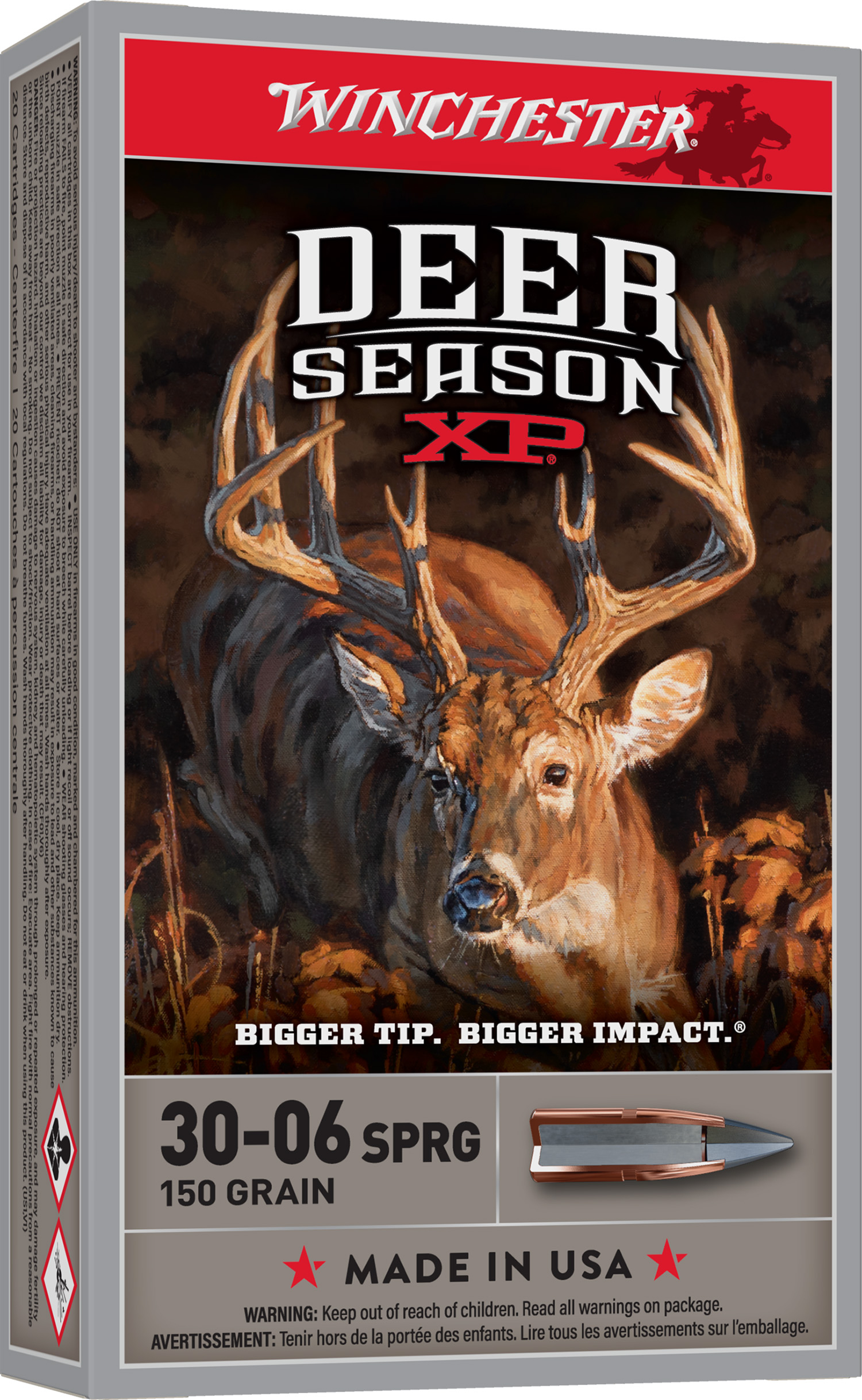Winchester Ammo X3006DS Deer Season XP 30-06Springfield 150gr Extreme Point 20 Per Box/10 Case