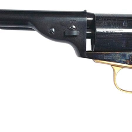 Taylors & Company 550725 1851 Open-Top 45 Colt (LC) Caliber with 7.50" Blued Finish Barrel, 6rd Capacity Blued Finish Cylinder, Color Case Hardened Finish Steel Frame & Walnut Navy Size Grip