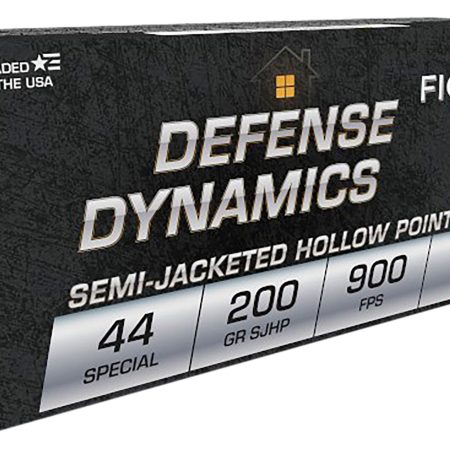 Fiocchi 44SA500 Defense Dynamics  44S&WSpl 200gr Semi Jacketed Hollow Point 50 Per Box/10 Case