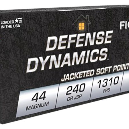 Fiocchi 44A500 Defense Dynamics  44RemMag 240gr Jacketed Soft Point 50 Per Box/10 Case