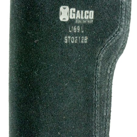 Galco STO212B Stow-N-Go  IWB Black Leather Belt Clip Fits 1911 5" Barrel Right Hand