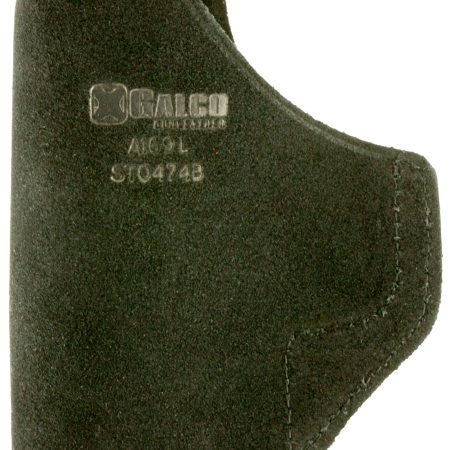 Galco STO474B Stow-N-Go  IWB Black Leather Belt Clip Fits S&W M&P Compact/S&W M&P 2.0 Subcompact/Savage Stance Right Hand