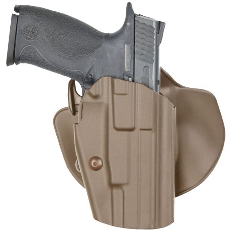 Safariland 578283551 GLS Pro-Fit  OWB Flat Dark Earth Polymer Belt Loop/Paddle Fits 3.30-4.25" Barrel, Belt 1.50" - 2.25" Right Hand