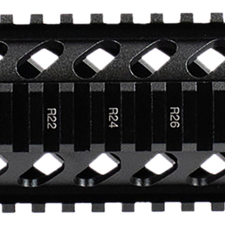 Aim Sports MT060 AR Handguard  7" Carbine & Free-Floating Style Made of Aluminum with Black Anodized Finish & Quad Rail