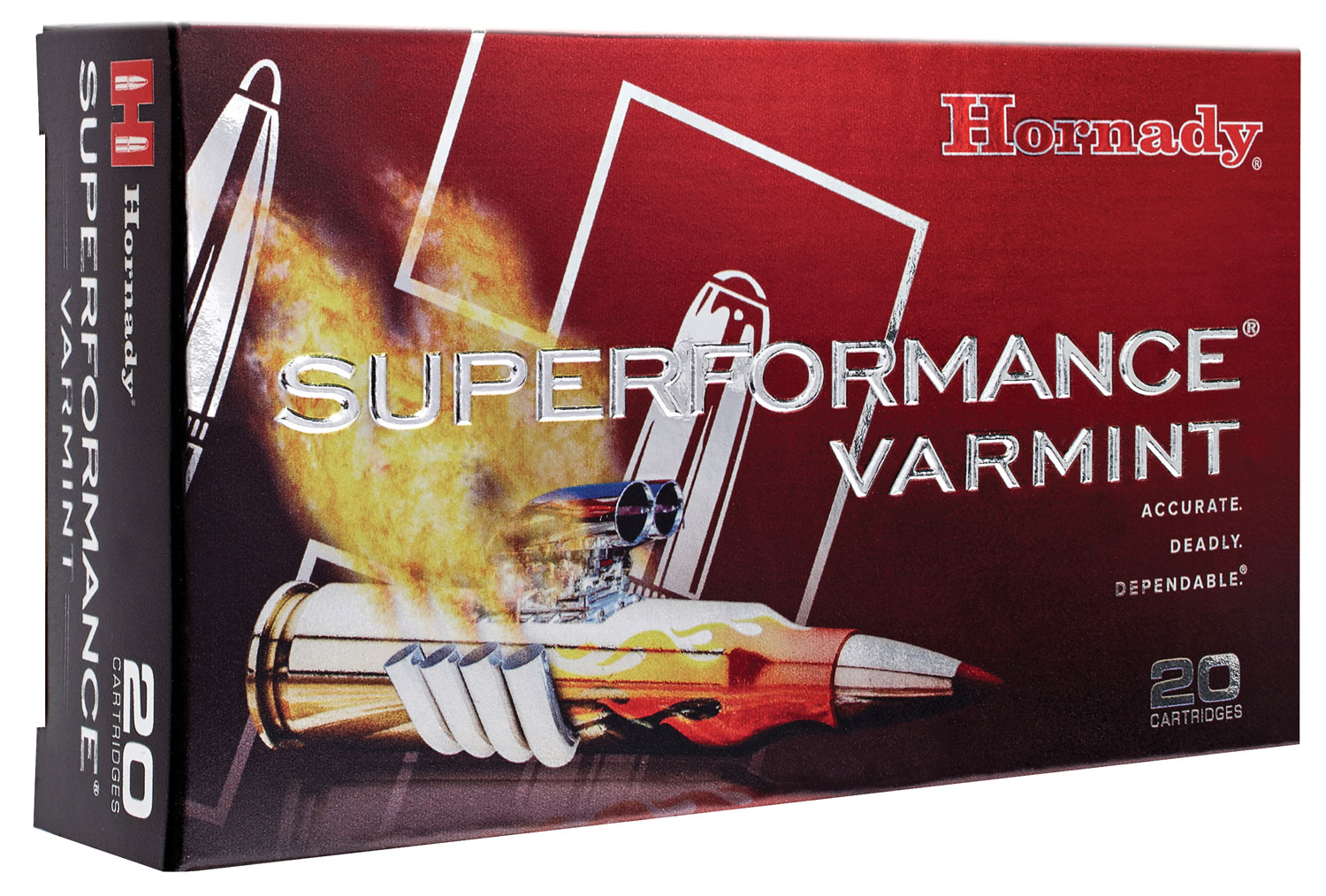 Hornady 83433 Superformance Varmint 243Win 75gr Hornady V Max 20 Per Box/10 Case