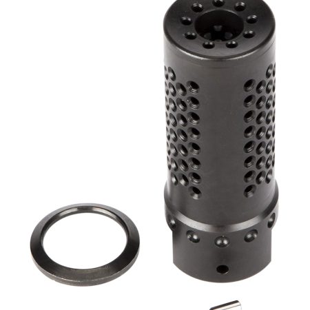 Spikes Tactical SBV1019 Dynacomp Extreme Muzzle Brake Black Nitride 416R Stainless Steel with 5/8"-24 tpi Threads & 2.25" OAL for 308 Win
