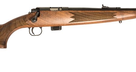 Crickett KSA20020 Model 722 Classic Youth 22 LR 7+1 20" Blued Button-Rifled Target Barrel & Steel Receiver, Fixed Front/Adjustable Rear Sights, Walnut Stock w/13.50" LOP, Rebounding Firing Pin Safety